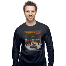 Load image into Gallery viewer, Daily_Deal_Shirts Long Sleeve Shirts, Unisex / Small / Dark Heather The Christmas Fight