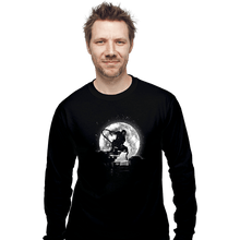 Load image into Gallery viewer, Shirts Long Sleeve Shirts, Unisex / Small / Black Moonlight Hero
