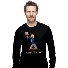 Load image into Gallery viewer, Shirts Long Sleeve Shirts, Unisex / Small / Black The Goblin King