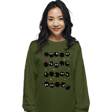 Load image into Gallery viewer, Shirts Long Sleeve Shirts, Unisex / Small / Military Green The Black Sprites