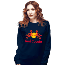 Load image into Gallery viewer, Daily_Deal_Shirts Long Sleeve Shirts, Unisex / Small / Navy Red Coyote