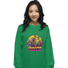 Load image into Gallery viewer, Shirts Long Sleeve Shirts, Unisex / Small / Irish Green Mondo Gecko