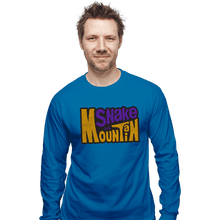 Load image into Gallery viewer, Daily_Deal_Shirts Long Sleeve Shirts, Unisex / Small / Sapphire Snake Mountain