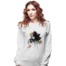 Load image into Gallery viewer, Secret_Shirts Long Sleeve Shirts, Unisex / Small / White Howl Watercolors