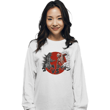 Load image into Gallery viewer, Shirts Long Sleeve Shirts, Unisex / Small / White Battle Of Titans