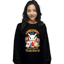 Load image into Gallery viewer, Daily_Deal_Shirts Long Sleeve Shirts, Unisex / Small / Black Wondrous Rabbit