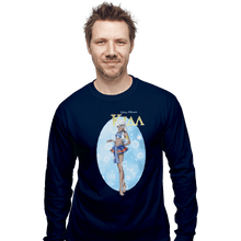 Load image into Gallery viewer, Shirts Long Sleeve Shirts, Unisex / Small / Navy Sailor Kida