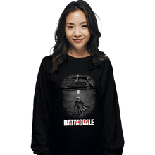 Load image into Gallery viewer, Daily_Deal_Shirts Long Sleeve Shirts, Unisex / Small / Black To The Batmobile