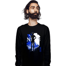Load image into Gallery viewer, Shirts Long Sleeve Shirts, Unisex / Small / Black Cosmic Pilot