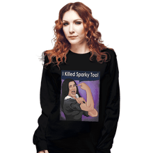 Load image into Gallery viewer, Secret_Shirts Long Sleeve Shirts, Unisex / Small / Black Sparky Too!