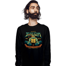 Load image into Gallery viewer, Daily_Deal_Shirts Long Sleeve Shirts, Unisex / Small / Black Mikey&#39;s Turtle Gym
