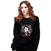 Load image into Gallery viewer, Shirts Long Sleeve Shirts, Unisex / Small / Black Supernatural Crowley
