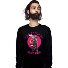 Load image into Gallery viewer, Daily_Deal_Shirts Long Sleeve Shirts, Unisex / Small / Black Los Demonios Hermanos