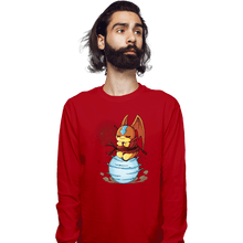 Load image into Gallery viewer, Daily_Deal_Shirts Long Sleeve Shirts, Unisex / Small / Red Digi Air Bending

