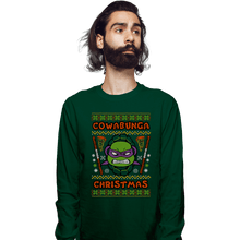 Load image into Gallery viewer, Shirts Long Sleeve Shirts, Unisex / Small / Forest Donatello Christmas