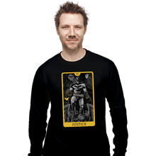 Load image into Gallery viewer, Daily_Deal_Shirts Long Sleeve Shirts, Unisex / Small / Black JL Tarot - Justice

