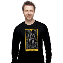 Load image into Gallery viewer, Daily_Deal_Shirts Long Sleeve Shirts, Unisex / Small / Black JL Tarot - Justice