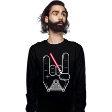 Load image into Gallery viewer, Shirts Long Sleeve Shirts, Unisex / Small / Black Darth Rock