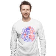 Load image into Gallery viewer, Shirts Long Sleeve Shirts, Unisex / Small / White Dirty Pair