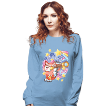 Load image into Gallery viewer, Shirts Long Sleeve Shirts, Unisex / Small / Powder Blue Animal Crossing - Celeste