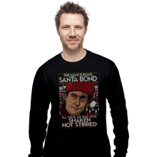 Load image into Gallery viewer, Shirts Long Sleeve Shirts, Unisex / Small / Black Santa Bond