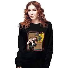 Load image into Gallery viewer, Shirts Long Sleeve Shirts, Unisex / Small / Black The Smuggler VS The Hunter