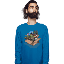 Load image into Gallery viewer, Shirts Long Sleeve Shirts, Unisex / Small / Sapphire Kawaii Full Team