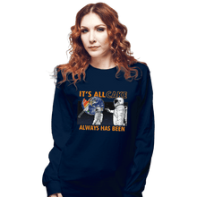 Load image into Gallery viewer, Shirts Long Sleeve Shirts, Unisex / Small / Navy It's All Cake