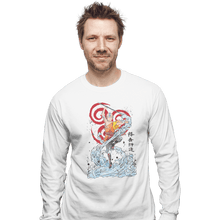 Load image into Gallery viewer, Shirts Long Sleeve Shirts, Unisex / Small / White The Power Of Air Nomads