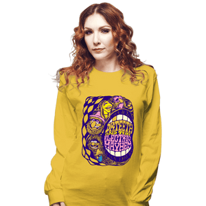 Daily_Deal_Shirts Long Sleeve Shirts, Unisex / Small / Gold The Electric Mayhem!