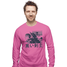 Load image into Gallery viewer, Shirts Long Sleeve Shirts, Unisex / Small / Azalea The Black Swordsman