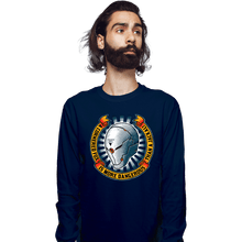 Load image into Gallery viewer, Secret_Shirts Long Sleeve Shirts, Unisex / Small / Navy A Cornered Fox
