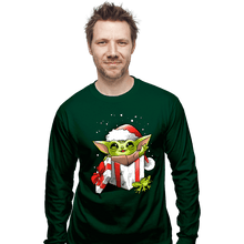 Load image into Gallery viewer, Daily_Deal_Shirts Long Sleeve Shirts, Unisex / Small / Forest The Force Of Christmas