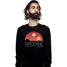 Load image into Gallery viewer, Shirts Long Sleeve Shirts, Unisex / Small / Black Desert Planet