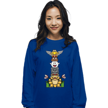 Load image into Gallery viewer, Secret_Shirts Long Sleeve Shirts, Unisex / Small / Royal Blue Totem Of Terror