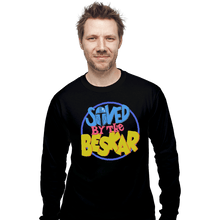 Load image into Gallery viewer, Shirts Long Sleeve Shirts, Unisex / Small / Black Saved By The Beskar