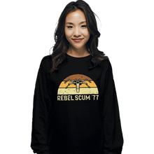 Load image into Gallery viewer, Daily_Deal_Shirts Long Sleeve Shirts, Unisex / Small / Black Rebel Scumm 77