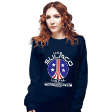 Load image into Gallery viewer, Daily_Deal_Shirts Long Sleeve Shirts, Unisex / Small / Navy USS Sulaco