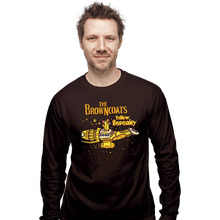 Load image into Gallery viewer, Daily_Deal_Shirts Long Sleeve Shirts, Unisex / Small / Dark Chocolate Yellow Serenity