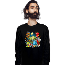 Load image into Gallery viewer, Daily_Deal_Shirts Long Sleeve Shirts, Unisex / Small / Black Christmas RPG