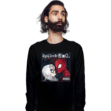 Load image into Gallery viewer, Secret_Shirts Long Sleeve Shirts, Unisex / Small / Black Spider-emo