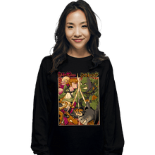 Load image into Gallery viewer, Daily_Deal_Shirts Long Sleeve Shirts, Unisex / Small / Black Samurai Sukubi vs Shurekku