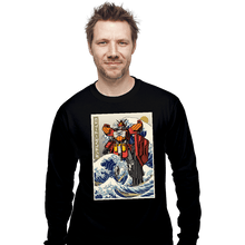 Load image into Gallery viewer, Daily_Deal_Shirts Long Sleeve Shirts, Unisex / Small / Black Heavyarms Wave