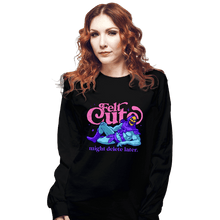 Load image into Gallery viewer, Secret_Shirts Long Sleeve Shirts, Unisex / Small / Black Felt Cute!