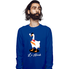 Load image into Gallery viewer, Secret_Shirts Long Sleeve Shirts, Unisex / Small / Royal Blue Le Honk