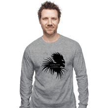 Load image into Gallery viewer, Shirts Long Sleeve Shirts, Unisex / Small / Sports Grey Shinigami Is Coming