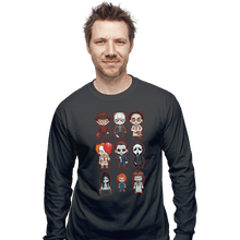Load image into Gallery viewer, Daily_Deal_Shirts Long Sleeve Shirts, Unisex / Small / Charcoal Chibi Horror