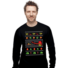 Load image into Gallery viewer, Shirts Long Sleeve Shirts, Unisex / Small / Black Alex Kidd In Christmas World