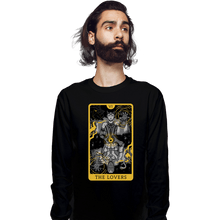 Load image into Gallery viewer, Secret_Shirts Long Sleeve Shirts, Unisex / Small / Black Tarot Lovers