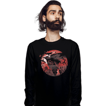Load image into Gallery viewer, Shirts Long Sleeve Shirts, Unisex / Small / Black Birds